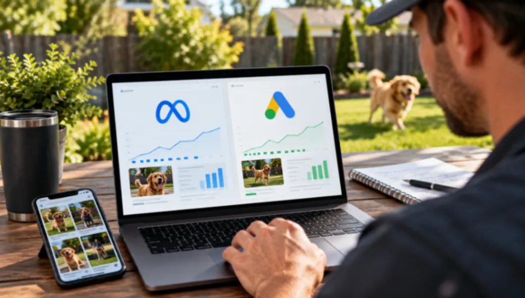 Facebook Ads vs. Google Ads for Pooper Scooper Businesses