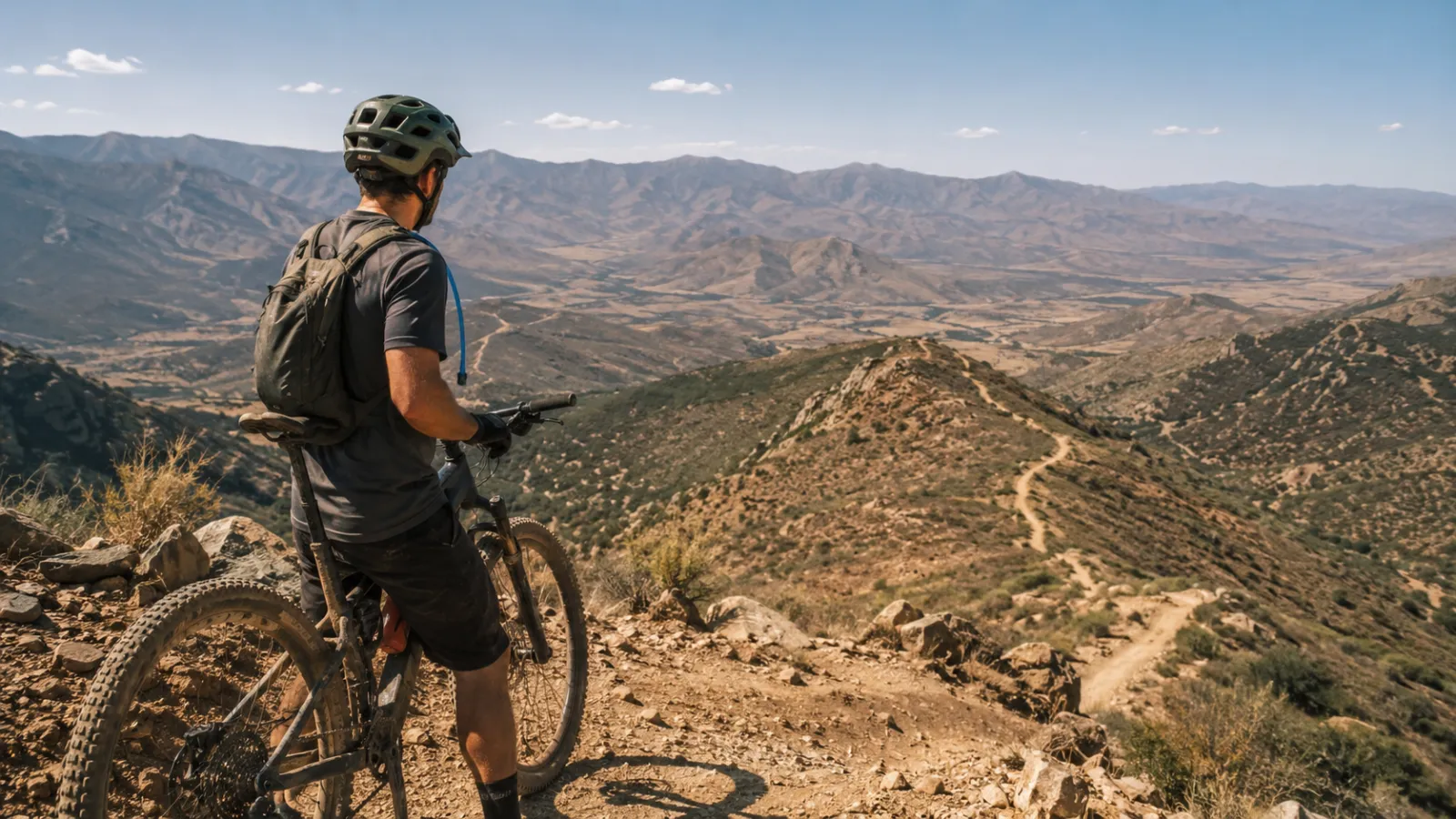 A lone traveler pauses along a difficult path, reflecting on endurance, preparation, and the long journey of life still ahead.
